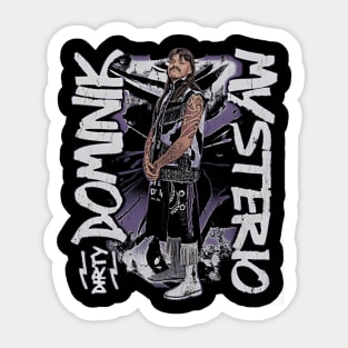 Dominik Mysterio Grunge Sticker